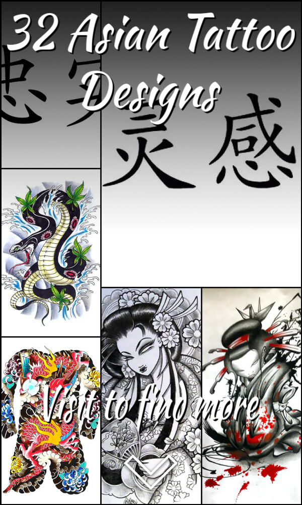 32 Asian Tattoo Designs