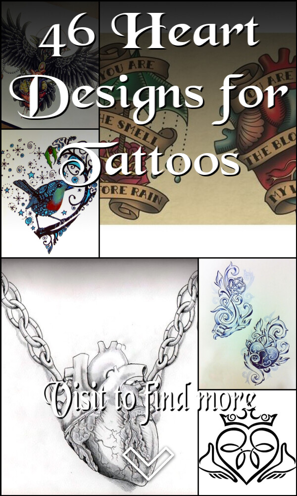 46 Heart Designs for Tattoos 