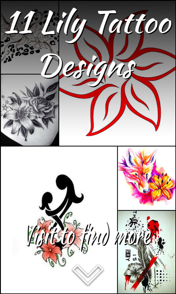 11 Lily Tattoo Designs