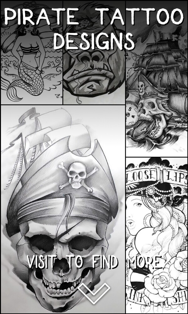 5 Pirate Tattoo Designs