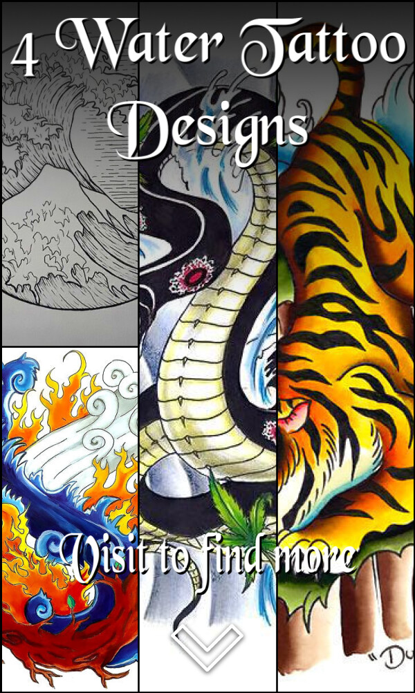 4 Water Tattoo Designs