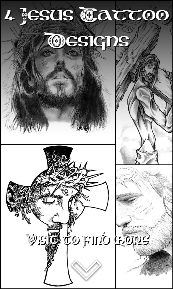 4 Jesus Tattoo Designs
