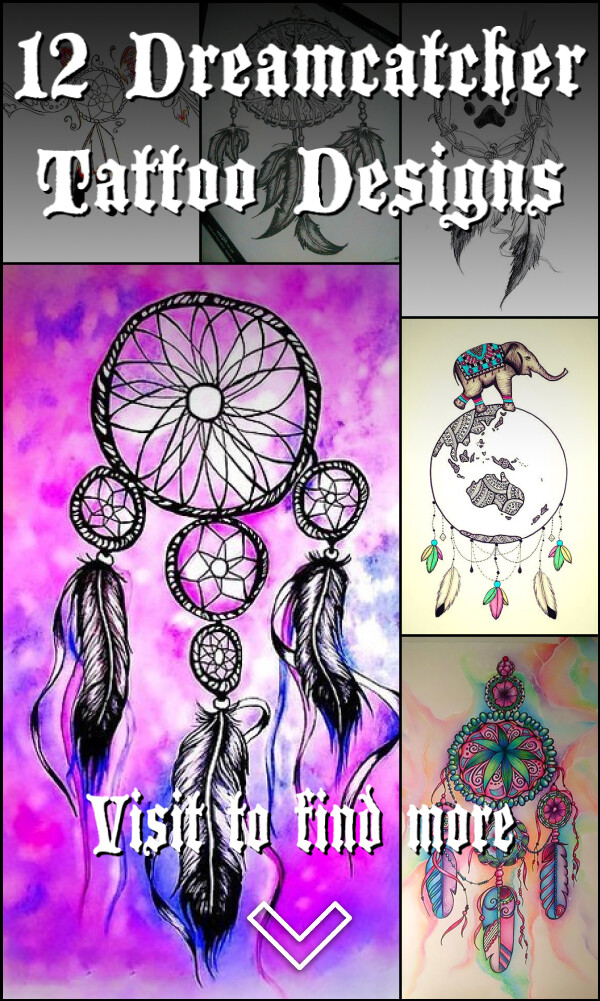 12 Dreamcatcher Tattoo Designs