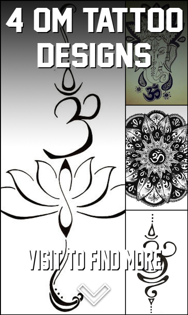 4 Om Tattoo Designs