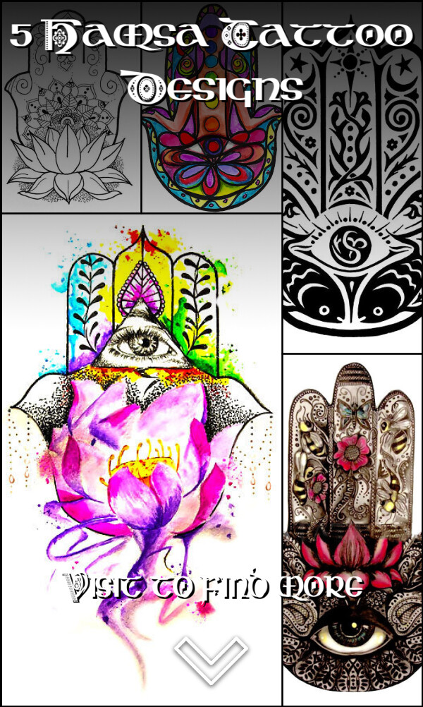 5 Hamsa Tattoo Designs