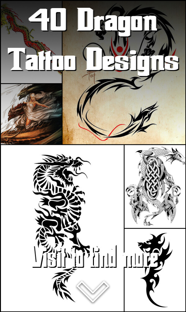 40 Dragon Tattoo Designs