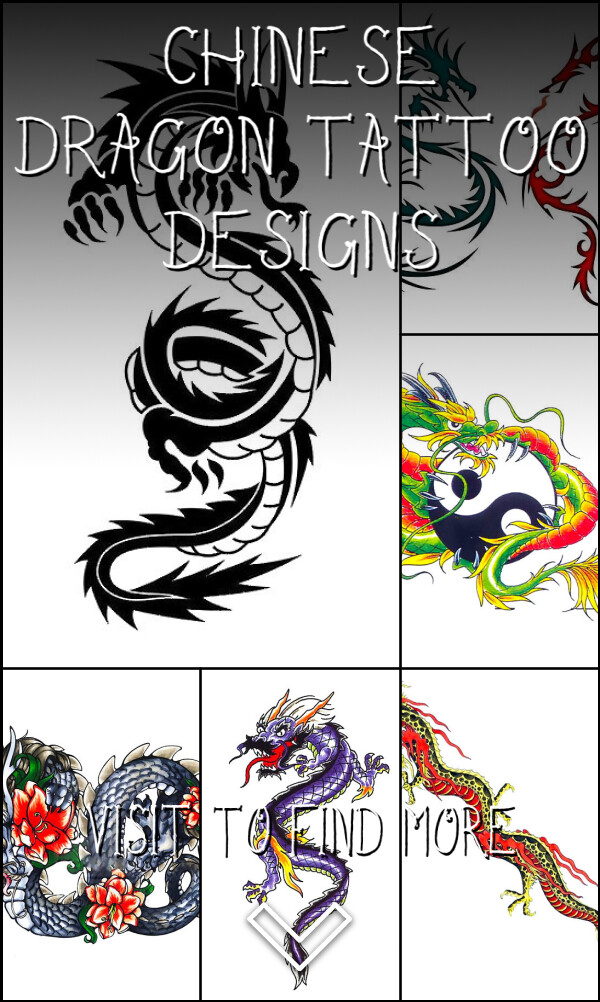 19 Chinese Dragon Tattoo Designs