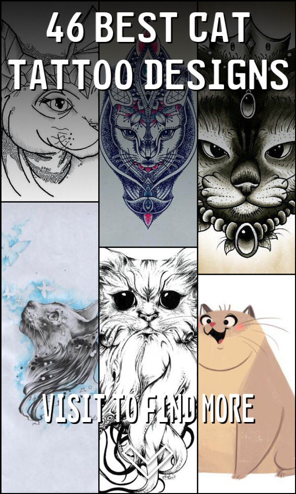46 Best Cat Tattoo Designs