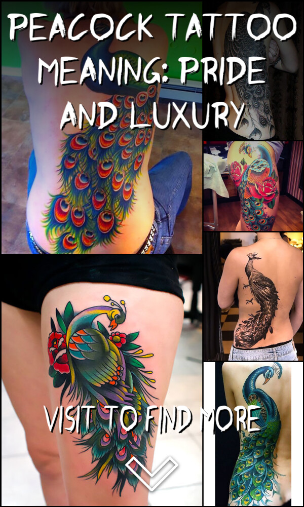 Peacock Tattoo Meaning: Pride and Luxury