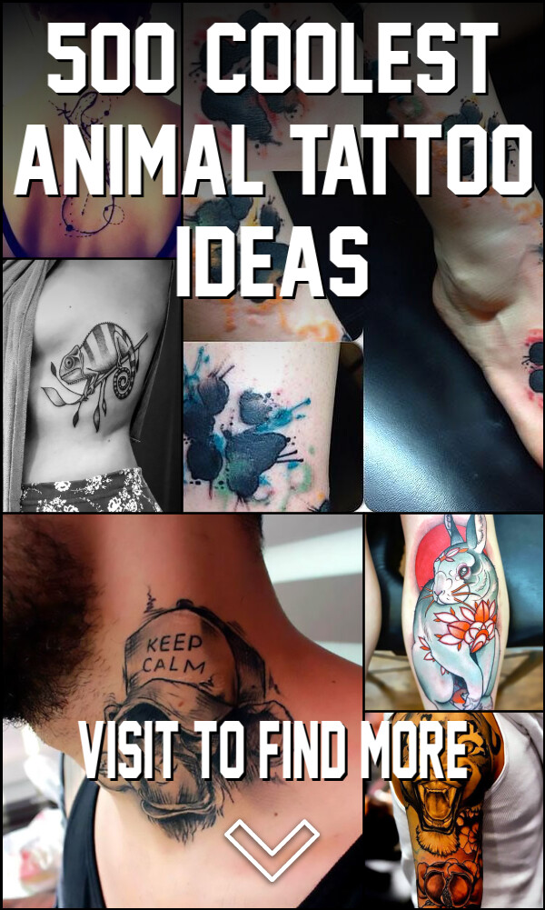 500+ Coolest Animal Tattoo Ideas