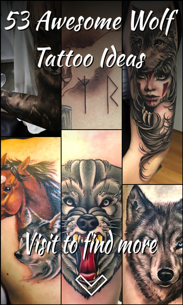 53 Awesome Wolf Tattoo Ideas
