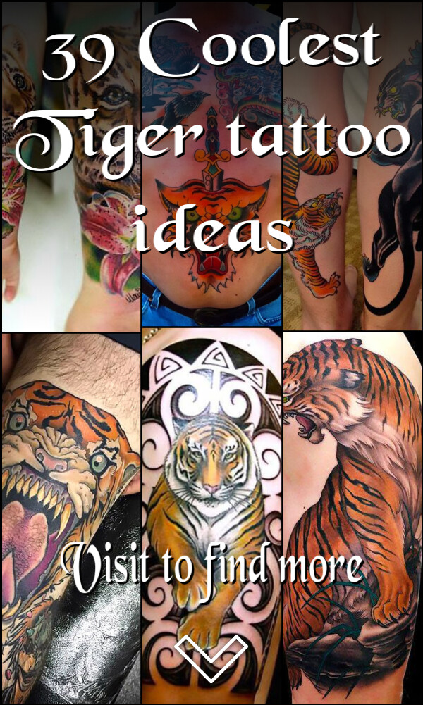 39 Coolest Tiger tattoo ideas