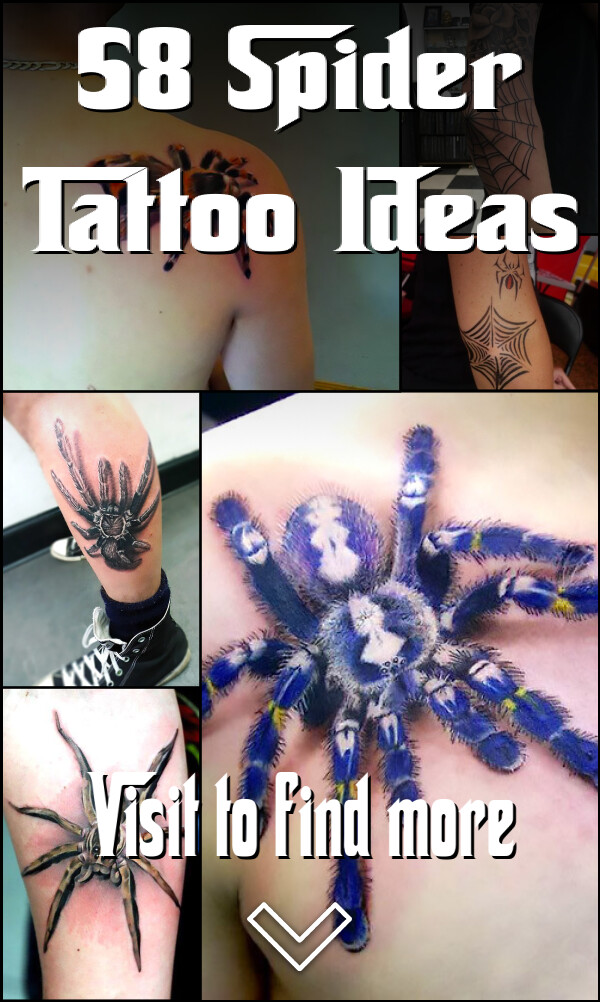 58 Spider Tattoo Ideas