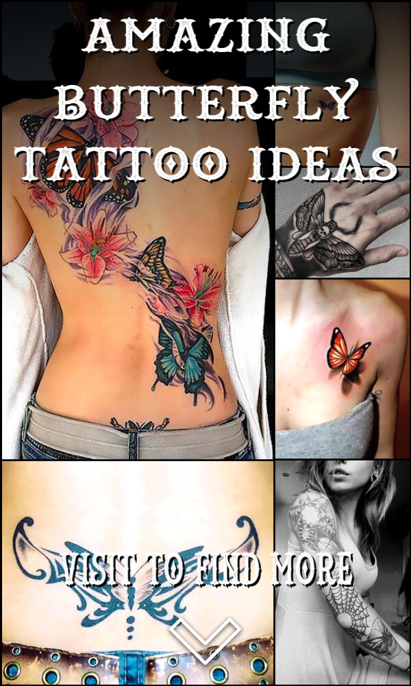 Amazing Butterfly Tattoo Ideas