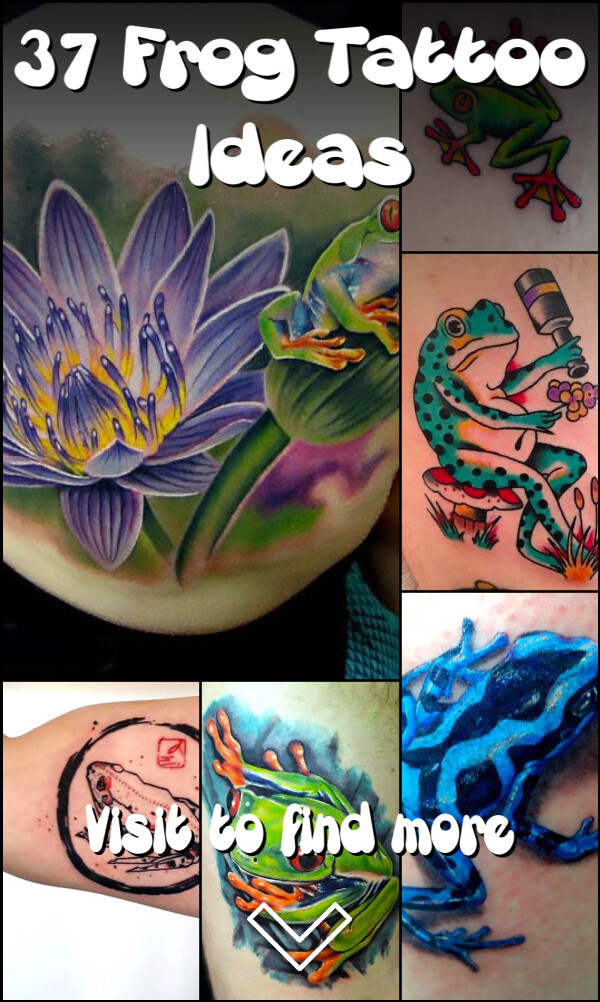 37 Frog Tattoo Ideas