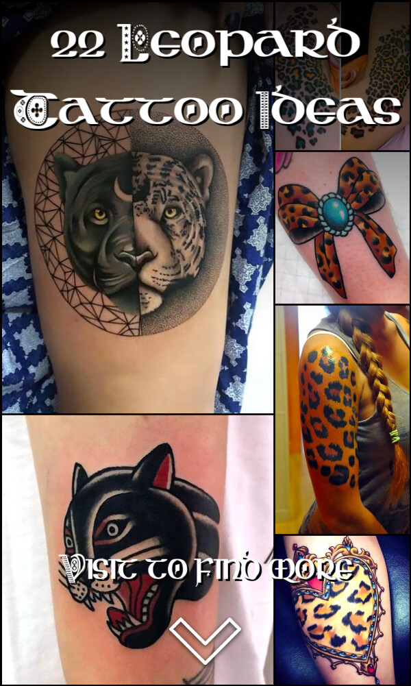22 Leopard Tattoo Ideas