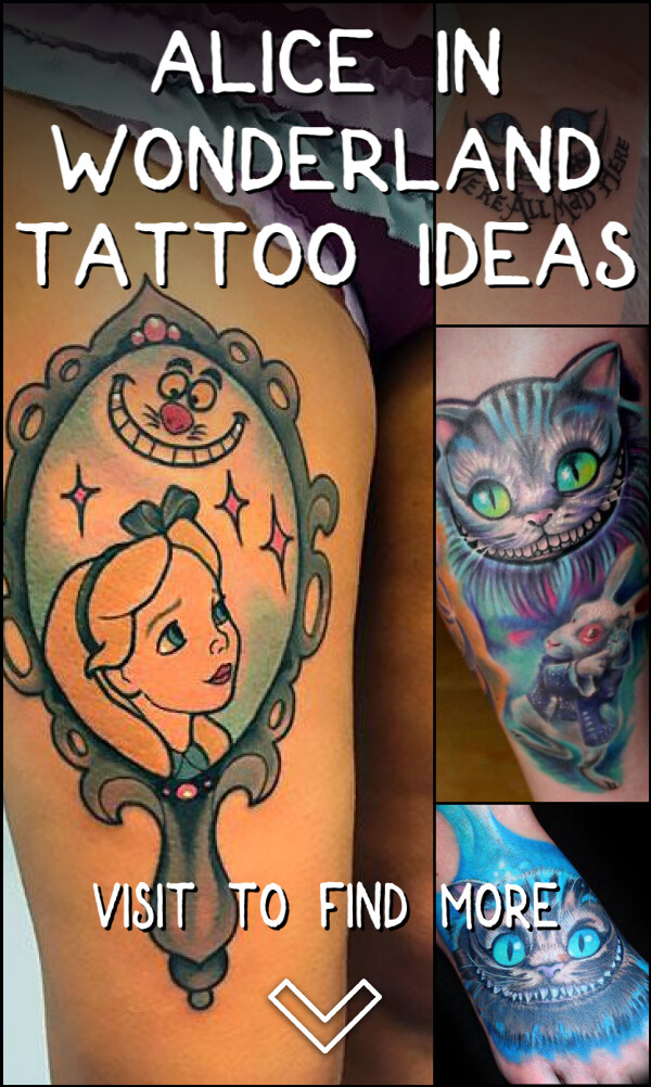 4 Alice in Wonderland Tattoo Ideas