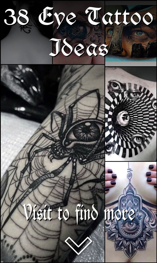 38 Eye Tattoo Ideas