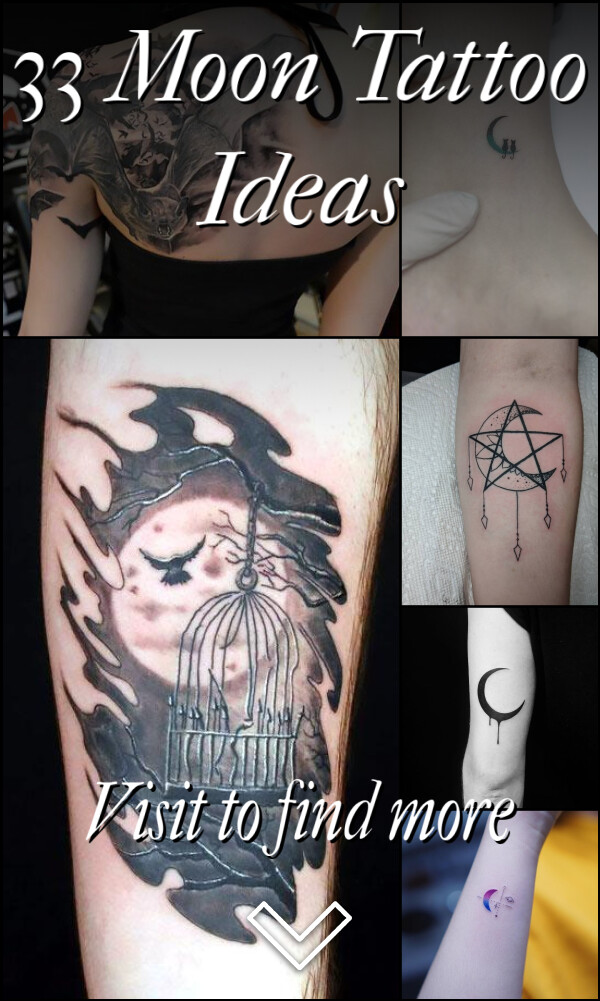 33 Moon Tattoo Ideas
