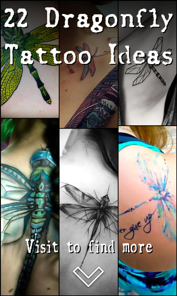 22 Dragonfly Tattoo Ideas