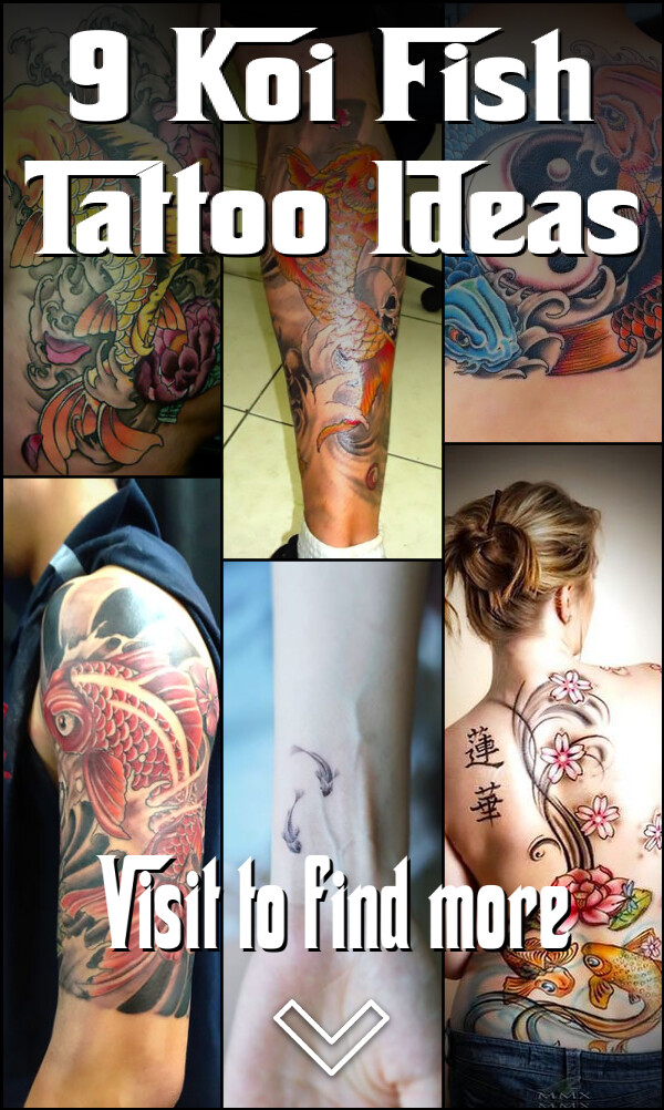 9 Koi Fish Tattoo Ideas
