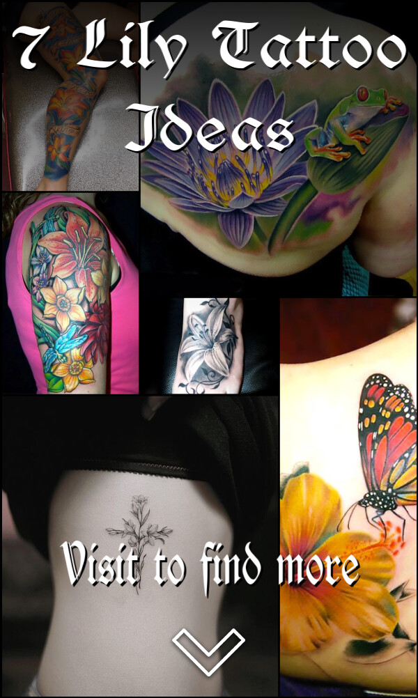 7 Lily Tattoo Ideas