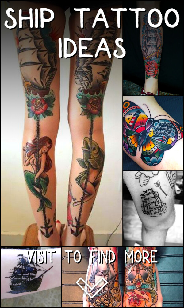 12 Ship Tattoo Ideas