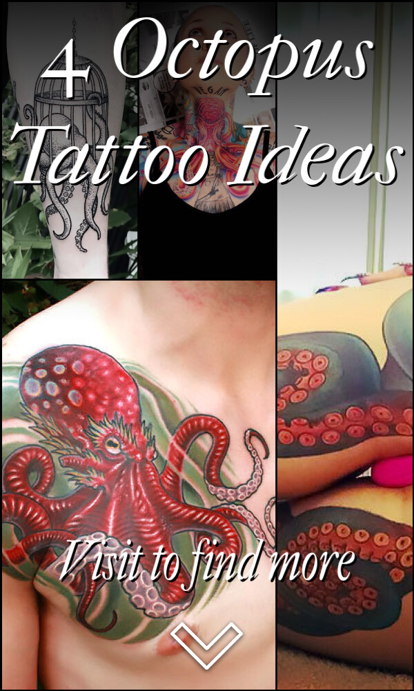 4 Octopus Tattoo Ideas