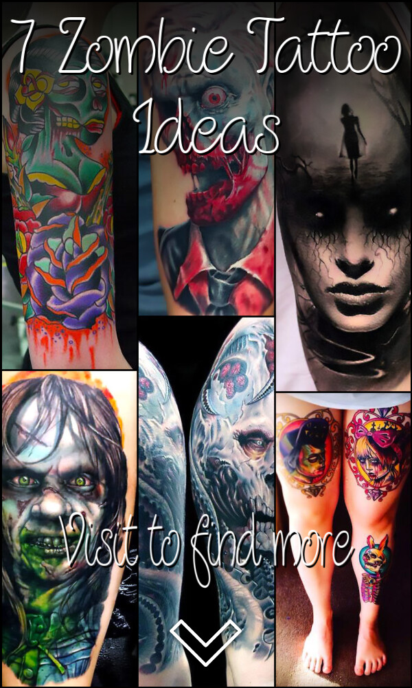 7 Zombie Tattoo Ideas