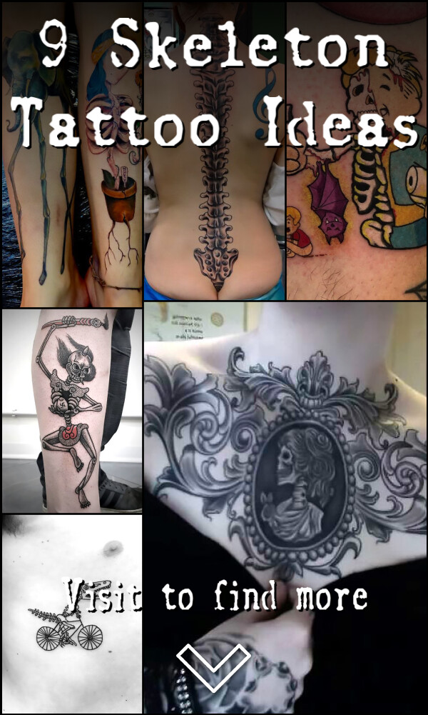 9 Skeleton Tattoo Ideas
