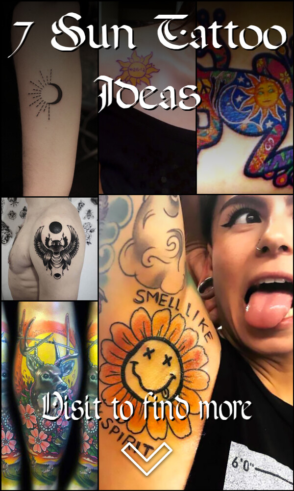 7 Sun Tattoo Ideas