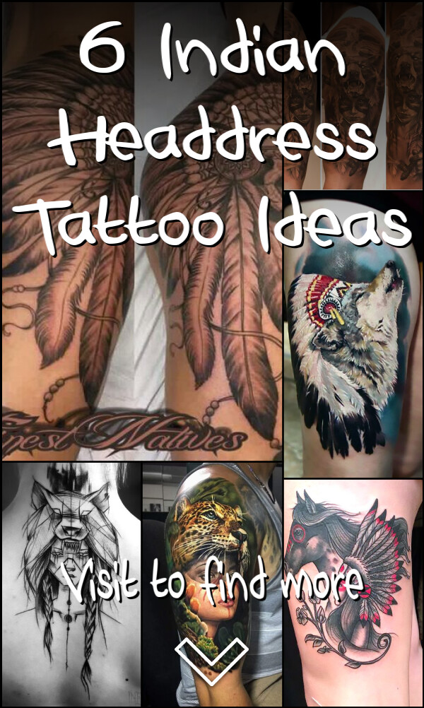 6 Indian Headdress Tattoo Ideas