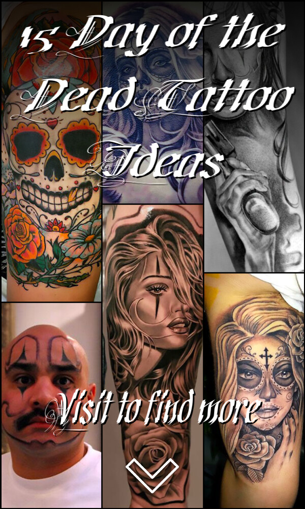 15 Day of the Dead Tattoo Ideas