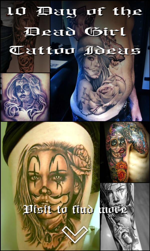 10 Day of the Dead Girl Tattoo Ideas