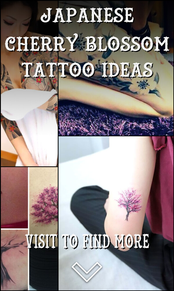 4 Japanese Cherry Blossom Tattoo Ideas