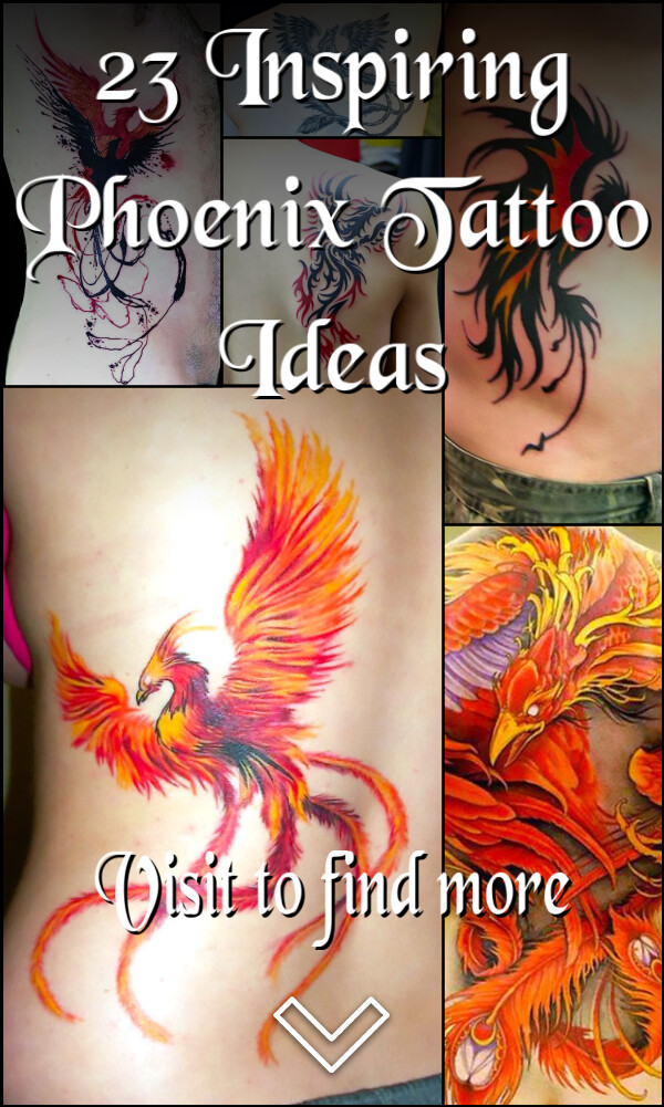 23 Inspiring Phoenix Tattoo Ideas