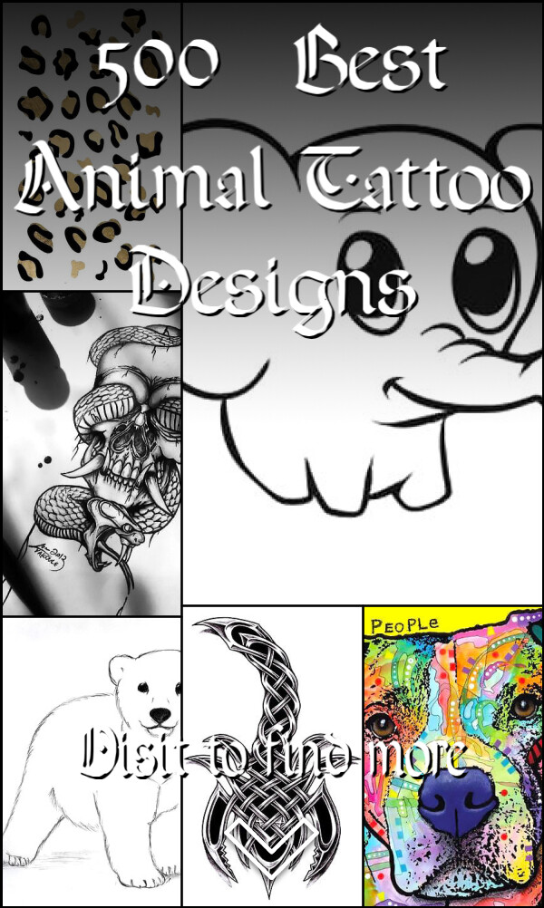 500+ Best Animal Tattoo Designs