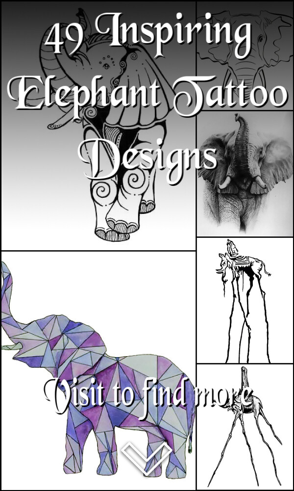 49 Inspiring Elephant Tattoo Designs