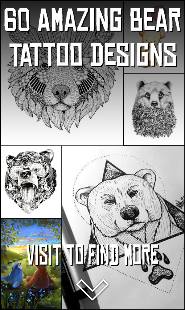 60 Amazing Bear Tattoo Designs