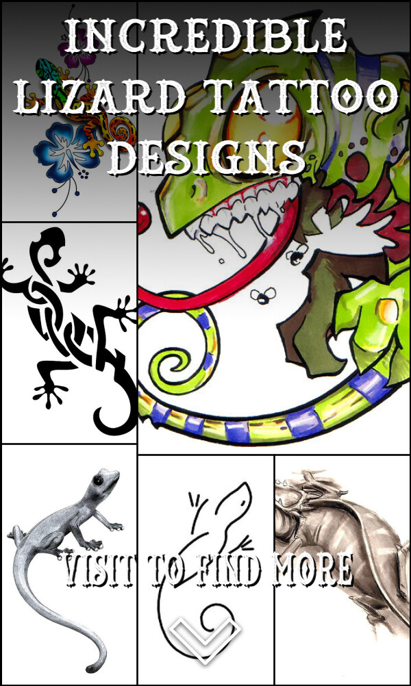 37 Incredible Lizard Tattoo Designs