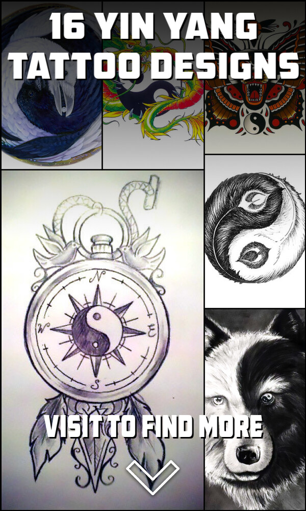 16 Yin Yang Tattoo Designs