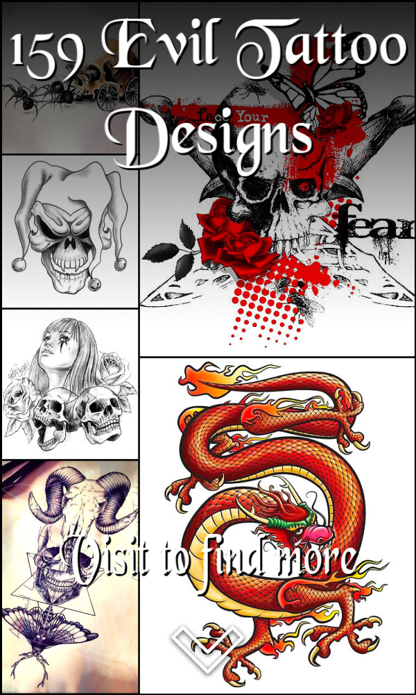 159 Evil Tattoo Designs
