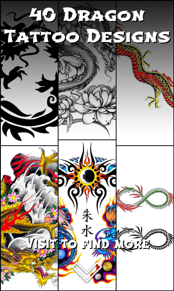 40 Dragon Tattoo Designs