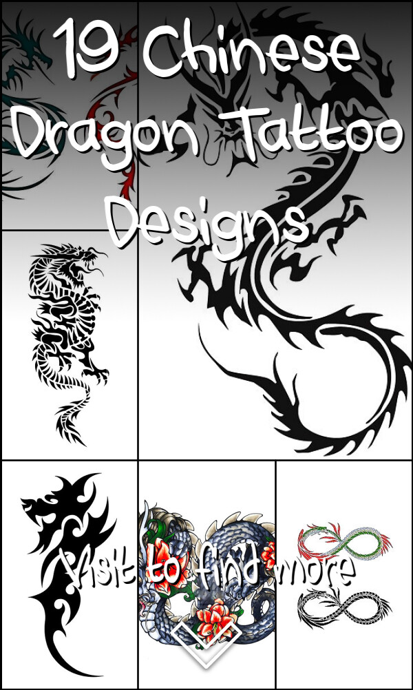 19 Chinese Dragon Tattoo Designs