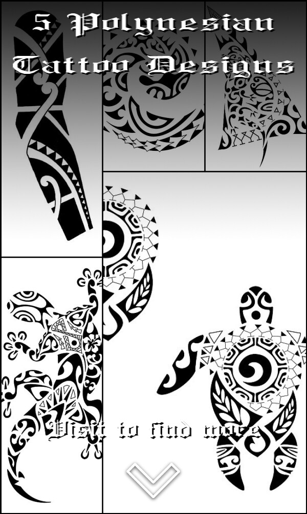 5 Polynesian Tattoo Designs