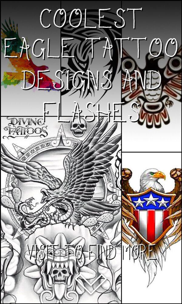 41 Coolest Eagle Tattoo Designs and Flashes