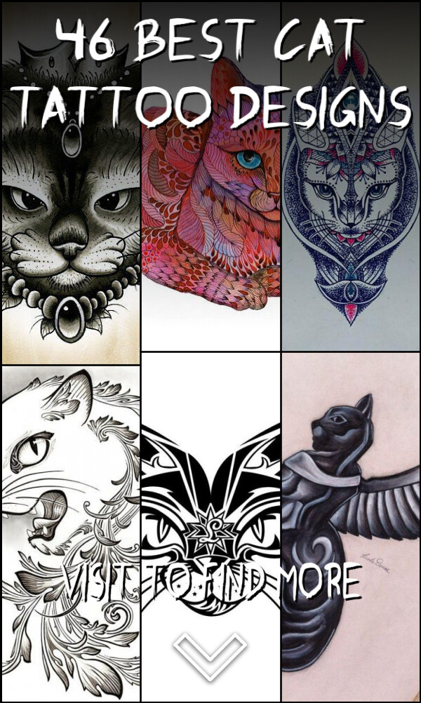 46 Best Cat Tattoo Designs