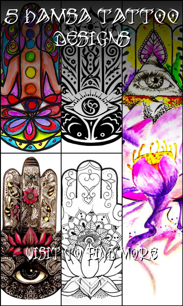 5 Hamsa Tattoo Designs