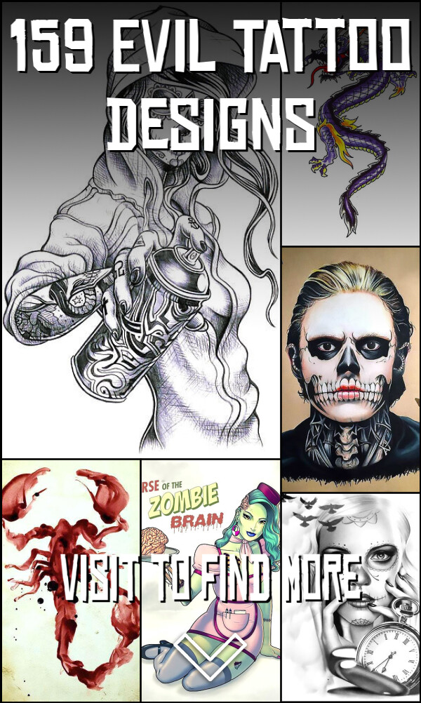 159 Evil Tattoo Designs