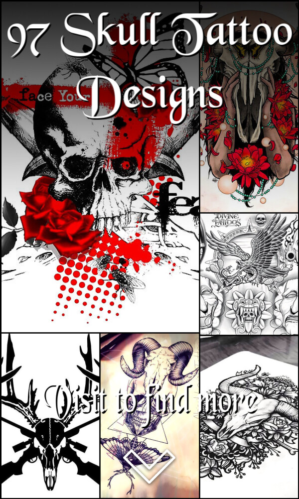 97 Skull Tattoo Designs